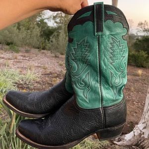 Lucchese 2000 leather cowboy boots size 11